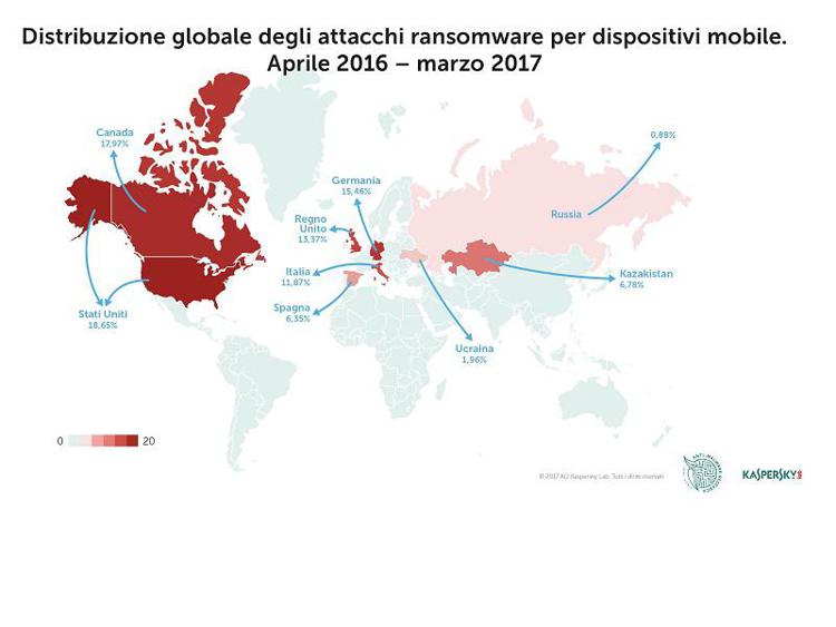 Ransomware mobile: Kaspersky Lab studia l'evoluzione di questa minaccia