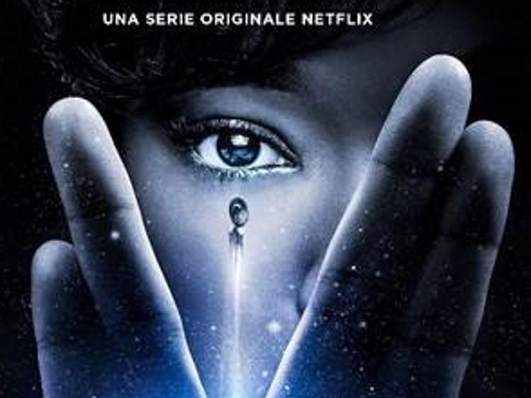 dettaglio dalla copertina della serie 'Star Trek': Discovery' in esclusiva su Netflix
