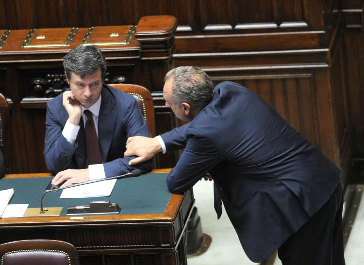 Nella foto il ministro della Giustizia Andrea Orlando e Giovanni Legnini, vicepresidente del Csm (Fotogramma) - FOTOGRAMMA