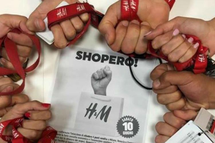 Sciopero H&M, adesione massiccia alla #fashionrebel