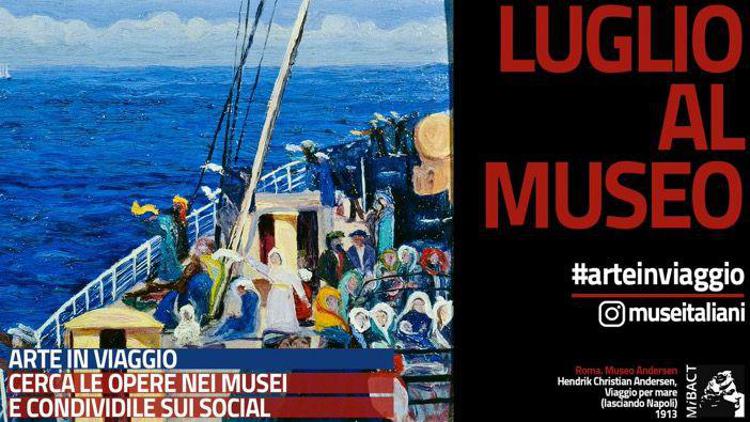 Musei: 'Viaggio nell'arte' nuova campagna social del Mibact