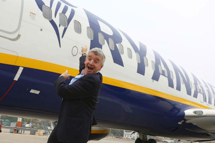 Il fondatore e ad di Ryanair Michael O'Leary (Fotogramma)