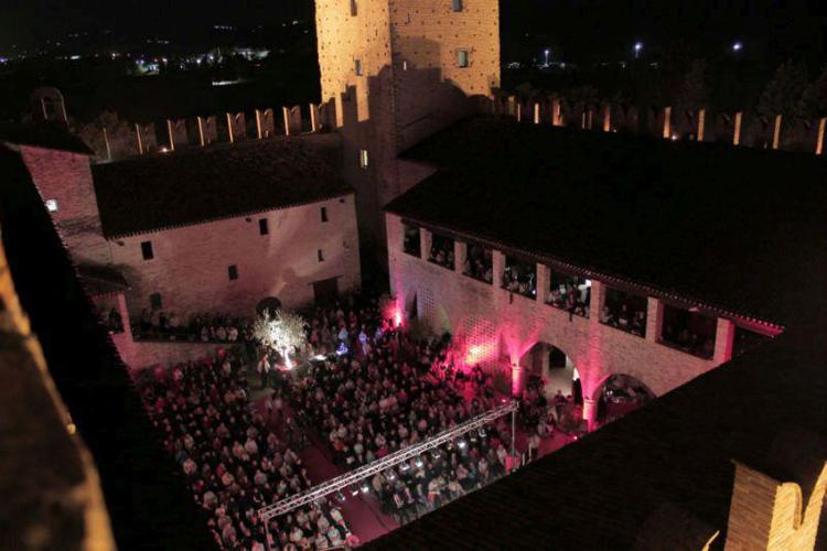Il castello della Rancia di Tolentino dove si svolge 'Biumur', il festival della Filosofia