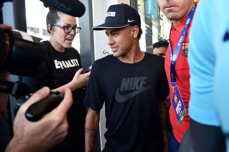 L'attaccante brasiliano Neymar (Afp)