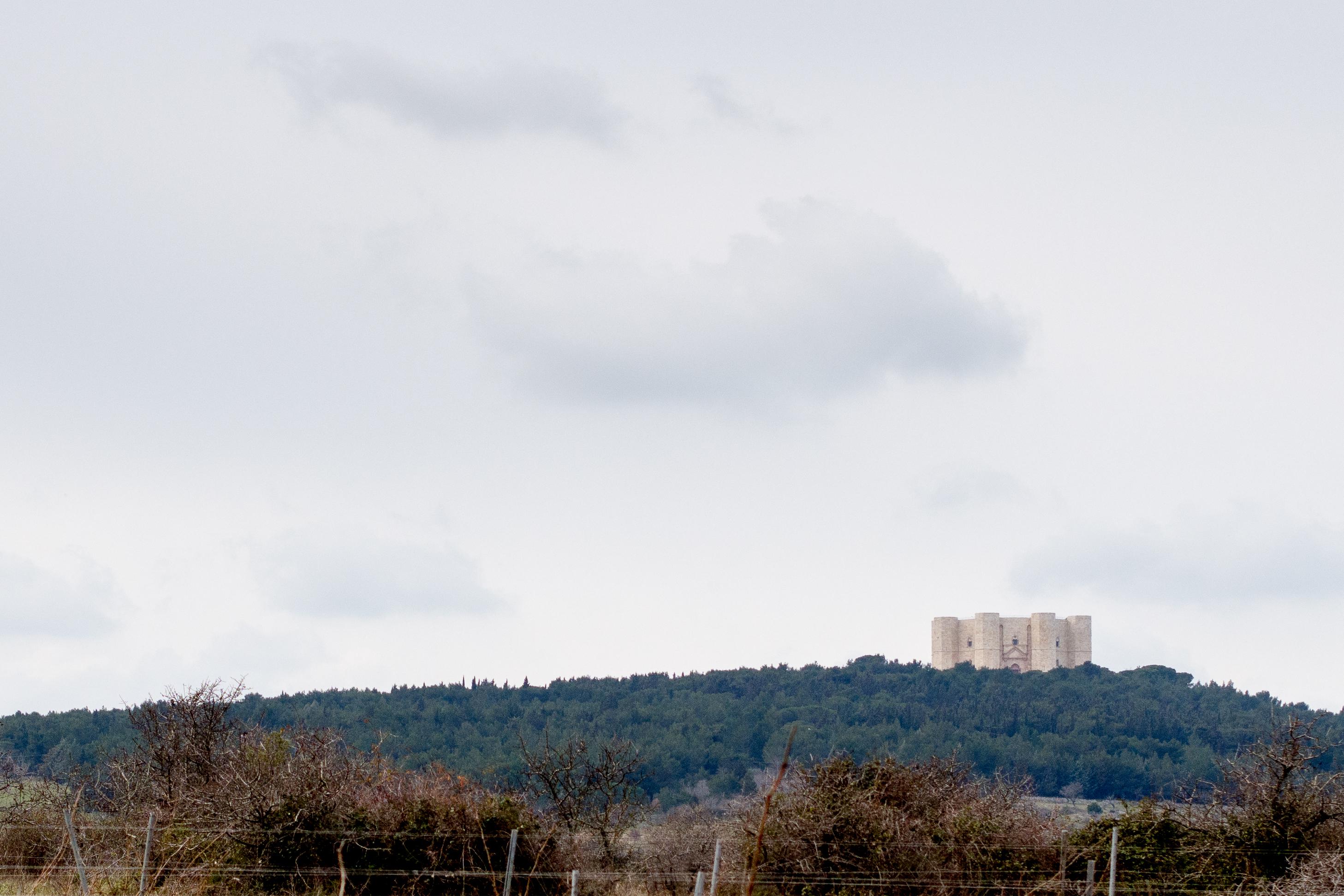 Castel del Monte domina un ampio panorama ed è visibile da lontano (CREDIT: Natalino Russo)