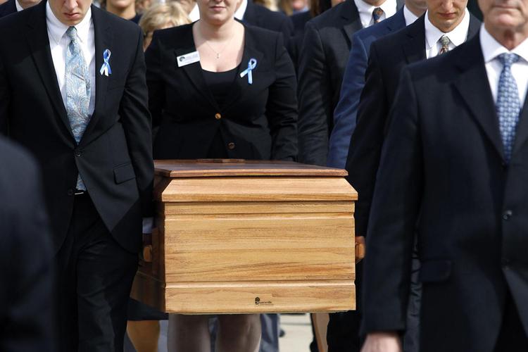 Il funerale dello studente Usa Otto Warmbier (AFP PHOTO) - (AFP PHOTO)