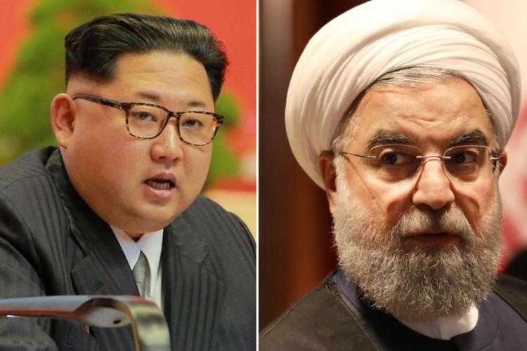 Kim Jong-un (Xinhua) e Hassan Rouhani (Afp)
