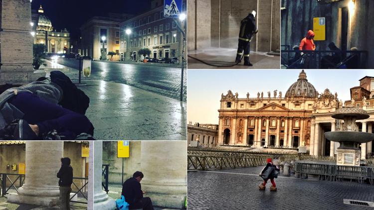 Homeless cleared from St Peter's Square 'for security reasons'