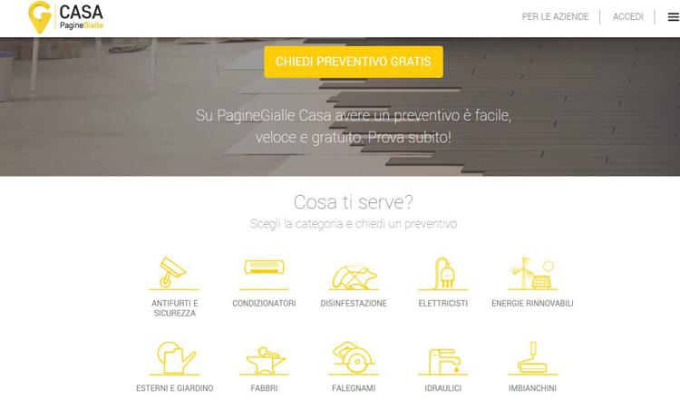 Italiaonline: lancia PagineGialle Casa, la manutenzione a portata di click