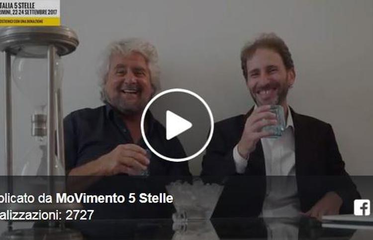 'Italia 5 Stelle', la gag di Grillo e Casaleggio