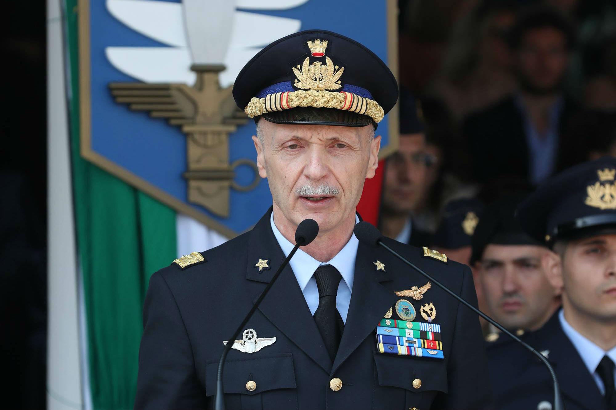 il capo di stato maggiore dell'Aeronautica militare, Enzo Vecciarelli(Fotogramma)