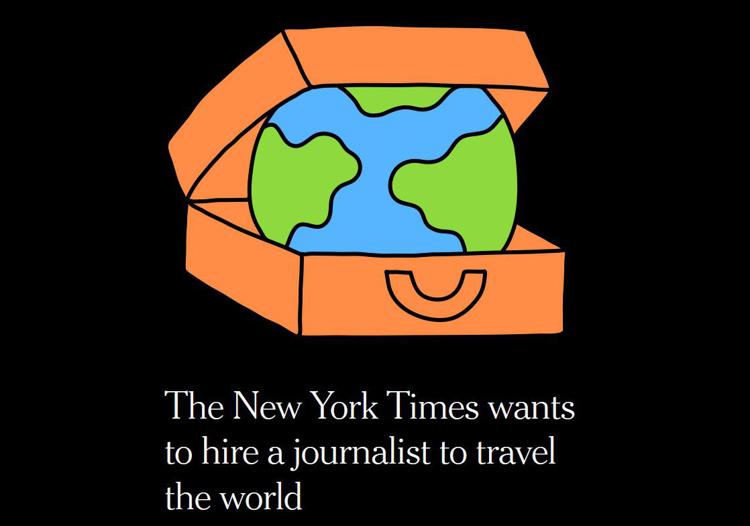 L'annuncio del New York Times pubblicato sul sito dello storico quotidiano 