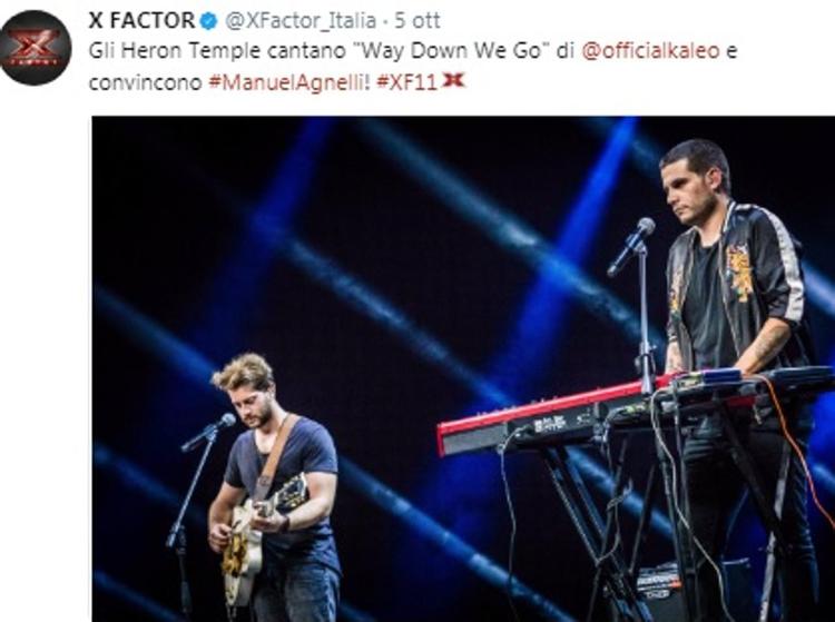 (Dal profilo Twitter di X Factor)