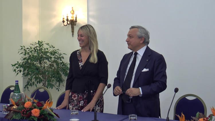 Francesca Roso, presidente Ancot, e Costanzo Jannotti Pecci, presidente Federterme 