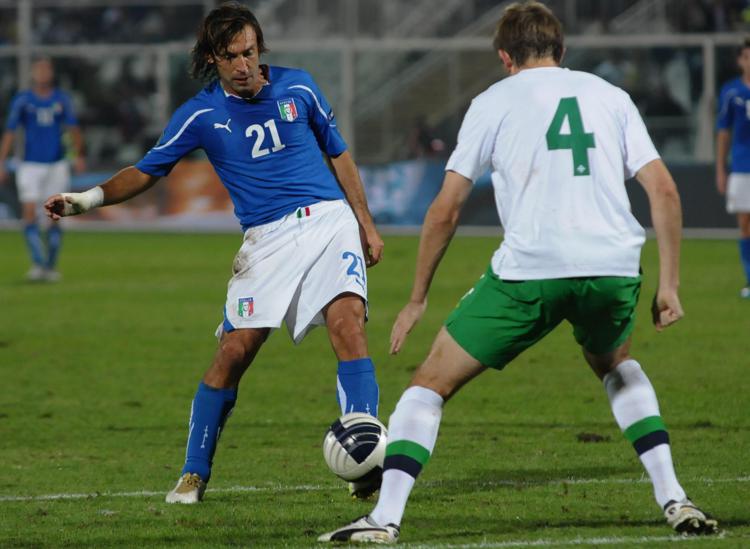 Andrea Pirlo con la maglia della Nazionale (Fotogramma) - FOTOGRAMMA