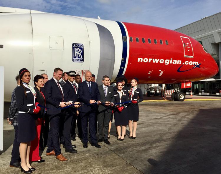 Trasporto aereo: Norwegian inaugura voli low-cost da Roma Fiumicino per Usa