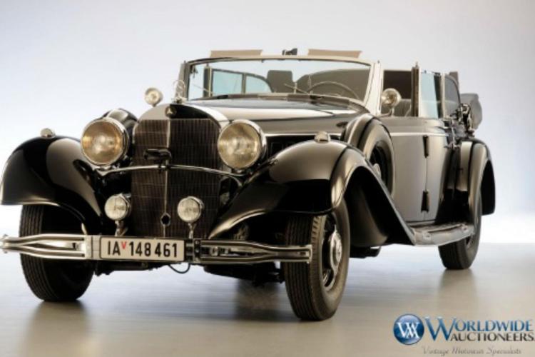 La Mercedes-Benz 770K appartenuta a Hitler (foto dal sito di Worldwide Auctioneers)