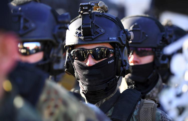 Soldato antiterrorismo sudcoreano (AFP PHOTO)