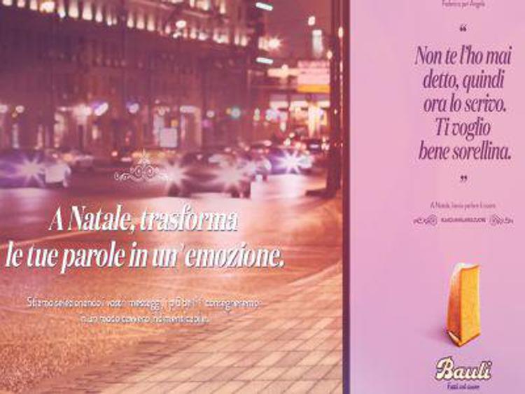 Natale: italiani popolo di romantici, boom di frasi 'dolci' a progetto Bauli
