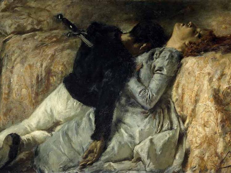 'Paolo e Francesca' di Gaetano Previati - Fondazione Accademia Carrara