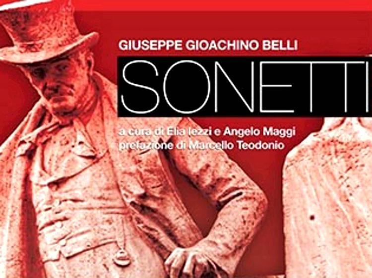La copertina del volume 'Giuseppe Giochino Belli - Sonetti', particolare