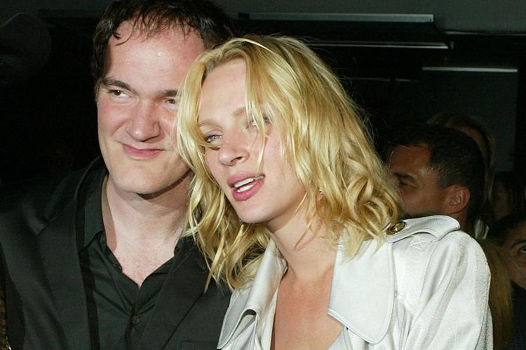 Quentin Tarantino con Uma Thurman (Afp) - AFP