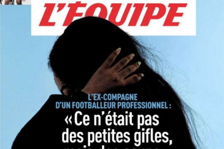 La prima pagina del quotidiano 'L'Equipe' dedicato alla storia di Miriam