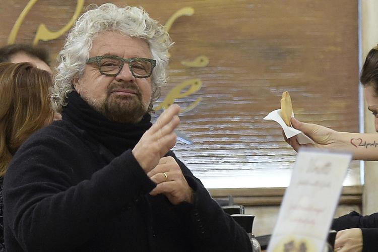Beppe Grillo (FOTOGRAMMA)
