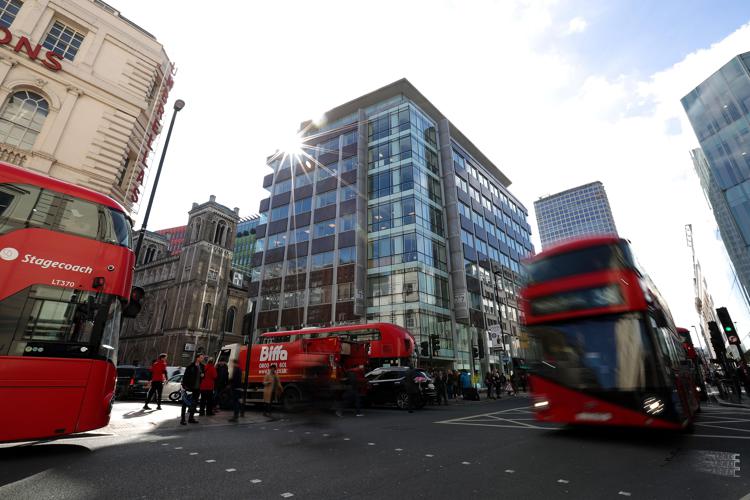 Gli uffici di Cambridge Analytica a Londra (AFP PHOTO)