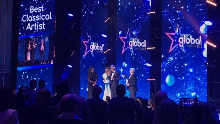Ad Andrea Bocelli il Global Awards 2018