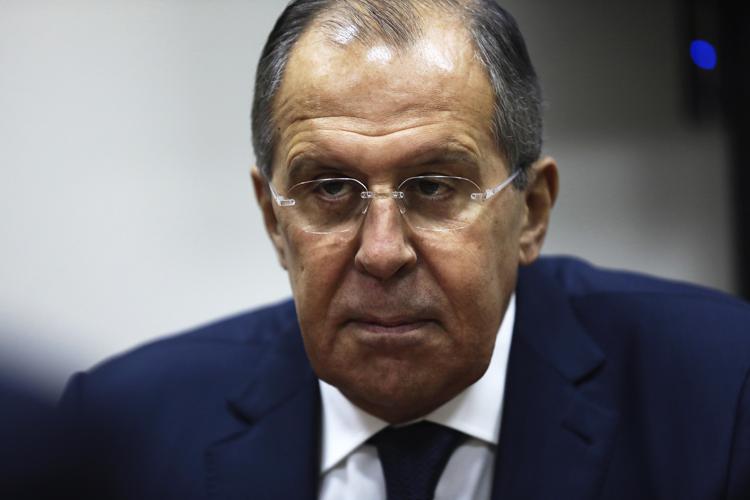 Russian Foreign Minister Sergei Lavrov 
<i>Bloomberg photo by Simon Dawson.</i>
