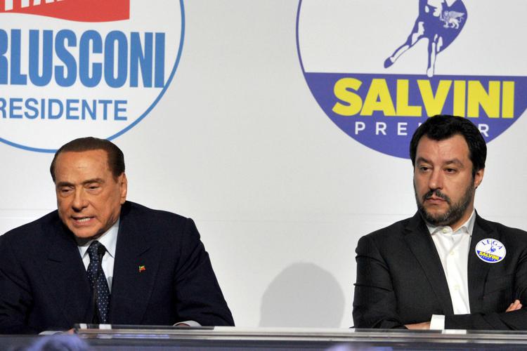 Silvio Berlusconi e Matteo Salvini (Fotogramma) - FOTOGRAMMA