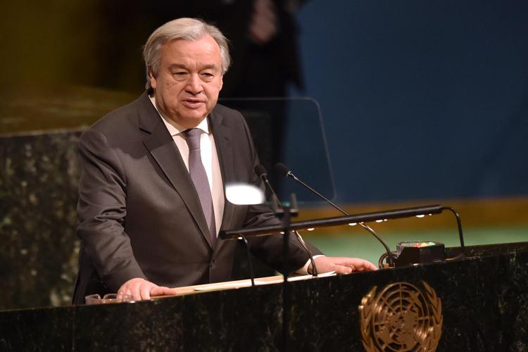 (Nella foto il Segretario Generale delle Nazioni Unite  Antonio Guterres/Afp) - AFP