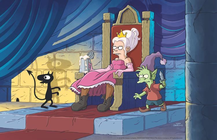 Tv: Netflix libera prime immagini di 'Disincanto', serie animata di Groening