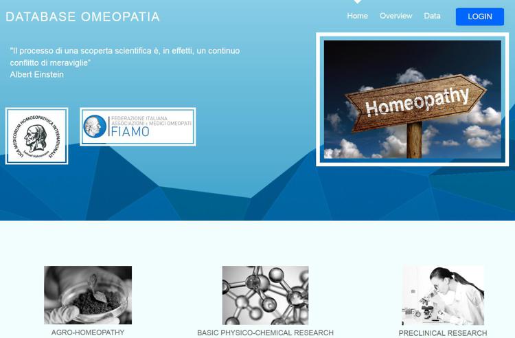 Online prima banca dati italiana di ricerca in omeopatia