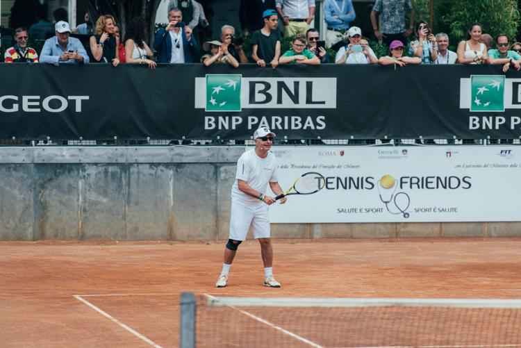 Paolo Bonolis, da anni testimonial di Tennis&Friends