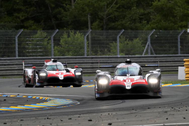 Le due Toyota che hanno trionfato a Le Mans