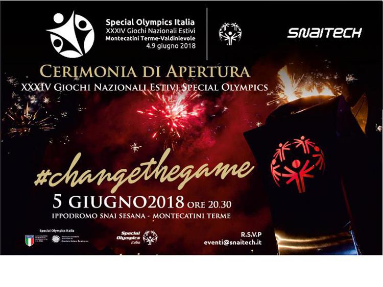 La fiamma Special Olympics Italia arriva all'Ippodromo SNAI Sesana per la Cerimonia di Apertura dei XXXIV Giochi Nazionali Estivi