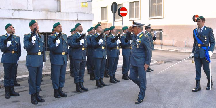 Toschi in visita al Comando Regionale Puglia 