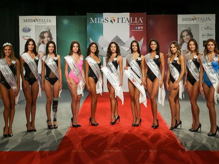 Le concorrenti cui sono stati assegnati i titoli nazionali di Miss Italia