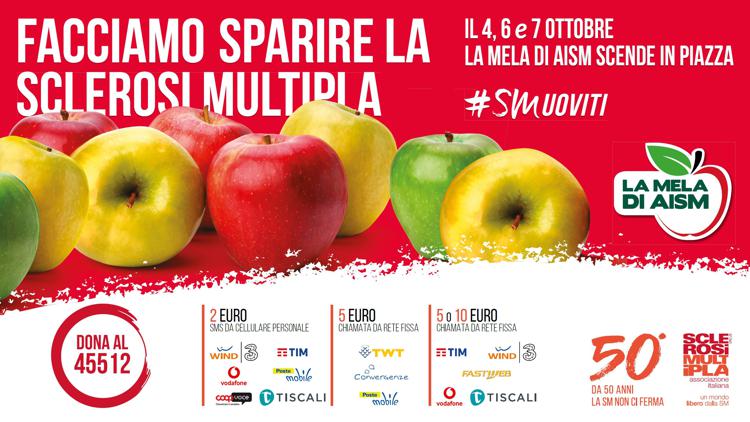 Sclerosi multipla, la mela Aism torna in 5mila piazze italiane