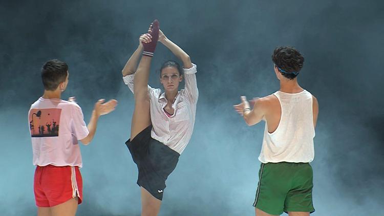 Un momento della pièce coreografica 'Première' creata per il Balletto di Roma da Andrea Costanzo Martini che debutta il 23 luglio al Festival   di Civitanova Danza.