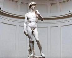 il David di Michelangelo (Fotogramma)