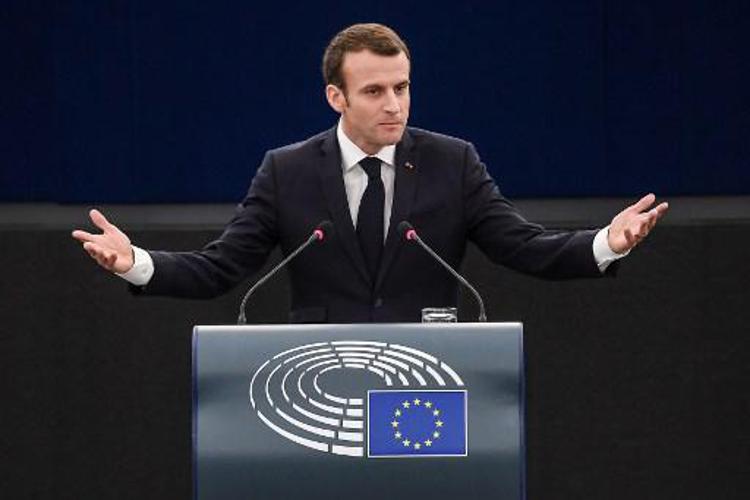 Il presidente Emmanuel Macron (foto Afp) - AFP