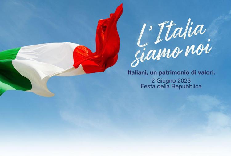 ''L'Italia siamo noi'', il manifesto 77esima festa della Repubblica