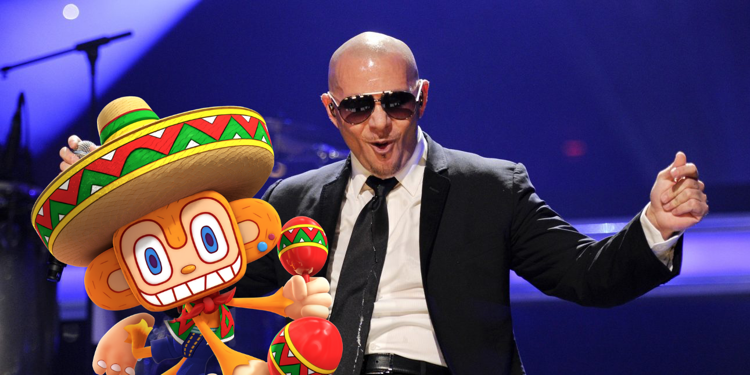 Pitbull porta le sue canzoni in Samba de Amigo per Switch e VR