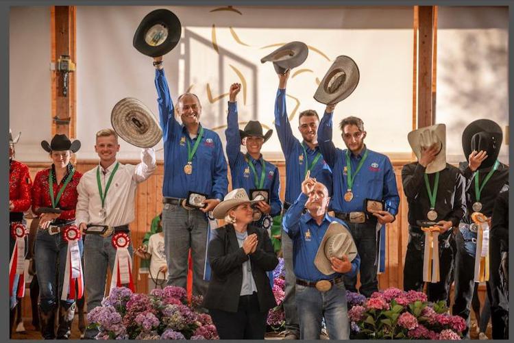Italia paese di cowboy: un oro e due argenti ai mondiali di Reining in Svizzera