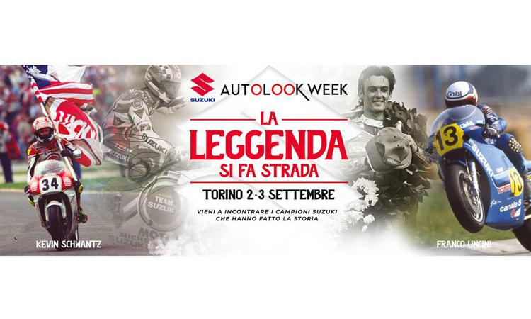 Suzuki, Kevin Schwantz e Franco Uncini protagonisti di Autolook Week Torino 2023