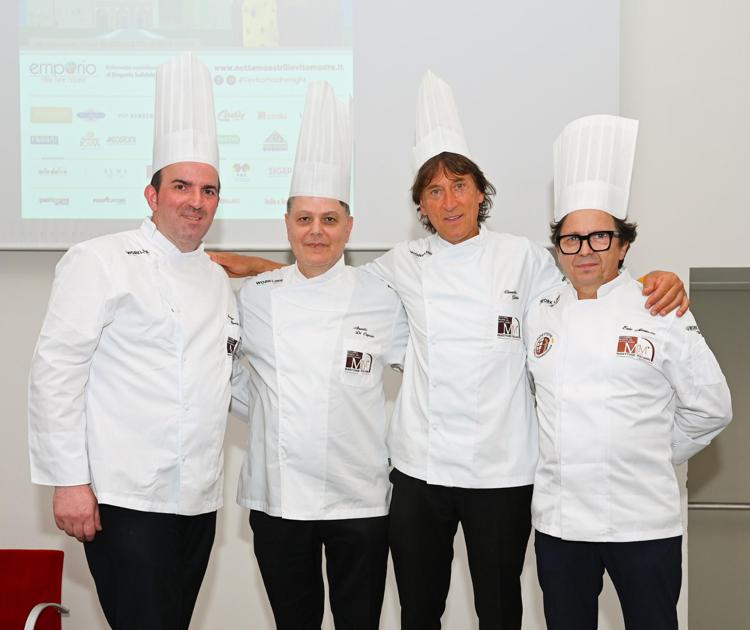 Il team italiano del Campionato mondiale del panettone a squadre