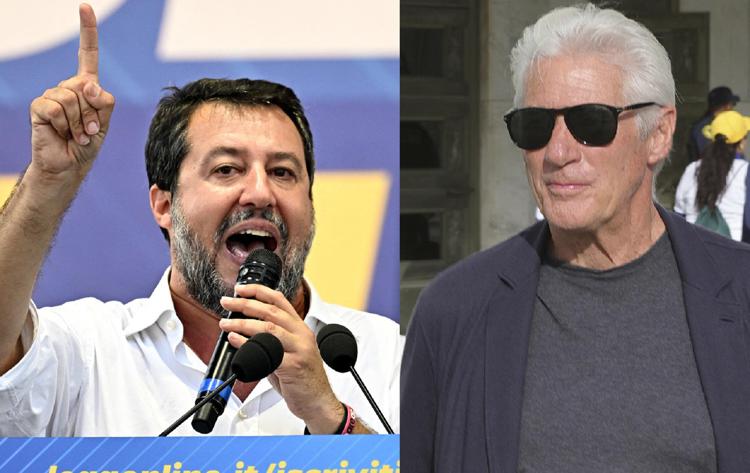  - Matteo Salvini e Richard Gere